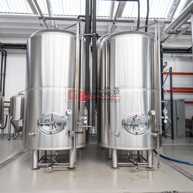 500L 1000L Customized Double Or Single Wall Stainless Steel 304 Conical Vertical Beer Bright Tank