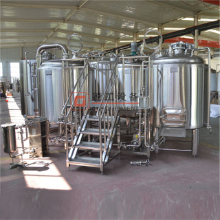 5BBL 10BBL Combined 2/3/4 Vessel Steam Heated Beer Brewhouse Commercial Used Brewery Equipment for Sale