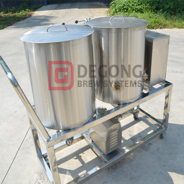 Mobile CIP station for cleaning brewery systems 