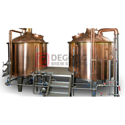 500L Copper Turnkey Beer Brewing Equipment Factory Professional Manufacturer