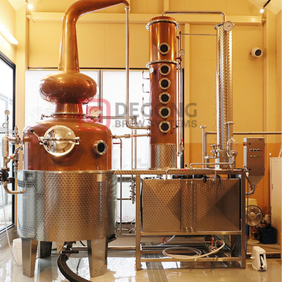 1000L/10HL Copper Whiskey Gin Distillation Equipment Distillery Supplier Manufacturer