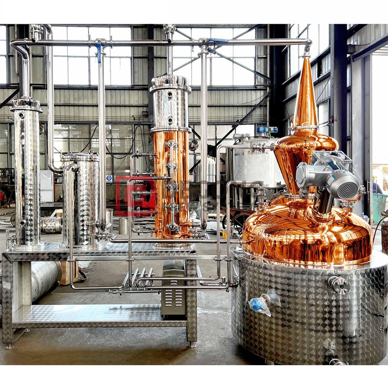 500L Copper Distillery Equipment for Gin Whiskey Vodka