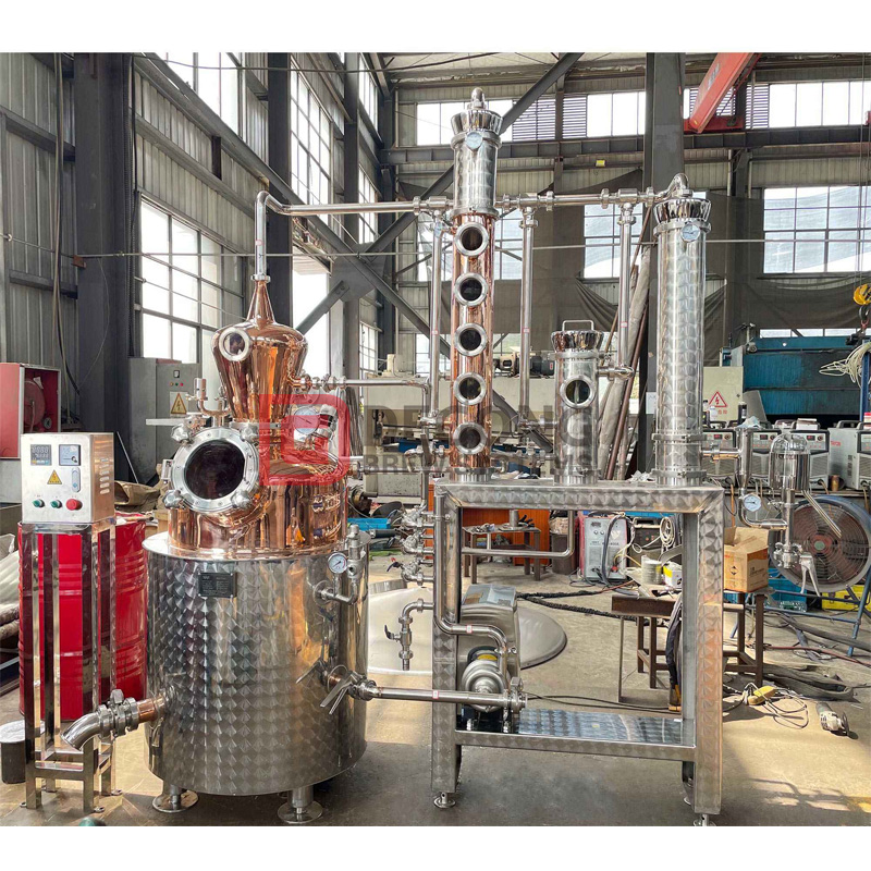 200L Copper Pot Still Distillery Equipment for Whiskey