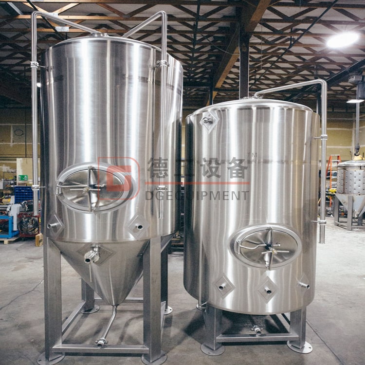 fermentation tank and bright beer tank