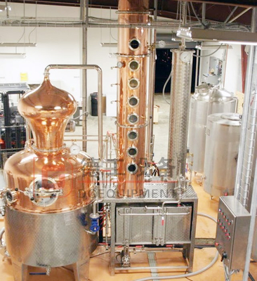 300L 500L 1000L Copper distillery equipment customized still distillery for Gin Whiskey Rum 