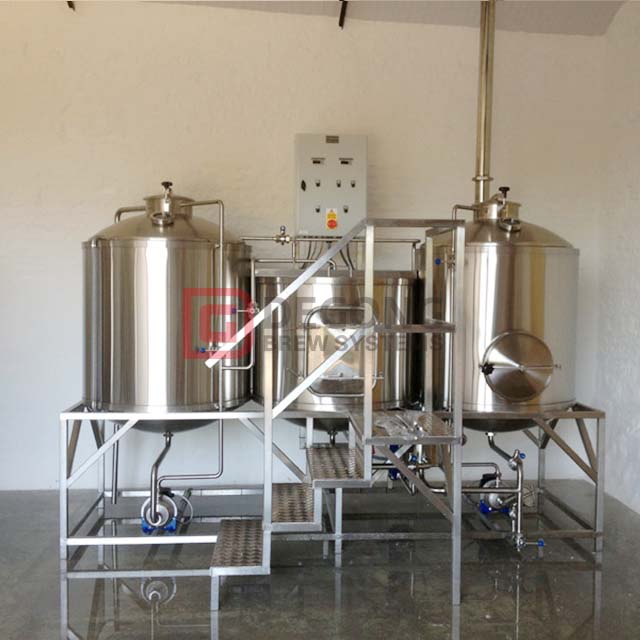 Turnkey 5HL Microbrewery Equipment 500L Brewpub Craft Brewing System Brewhouse Machine