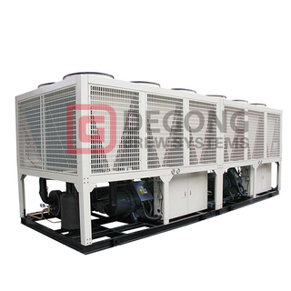 50 Tons 100 Tons 200 Tons Air-cooled Screw Chiller 150KW 300 KW 500KW 600KW Low Price