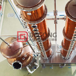 Vodka Distillery Equipment Copper Distillation Machine Whiskey Alcohol Column Still for Sale