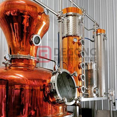 Copper Homemade Moonshine Whisky Gin Brandy Spirit Alcohol Distiller Distillation Equipment