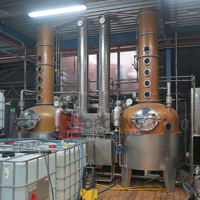 500L 5HL Copper Column Industrial Alcohol still Vodka Distillation Equipment