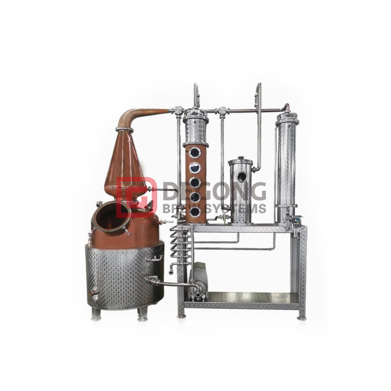 400L Copper Distillery Equipment for Whiskey Gin Vodka