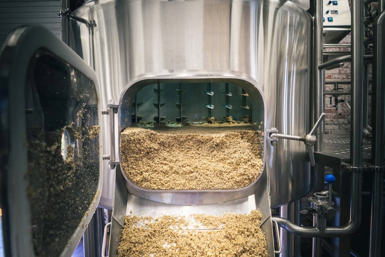 Wort filtration process