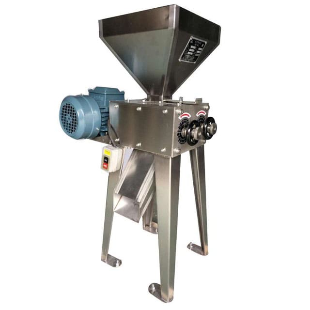 Mill Machine Stainless Steel Double Roll Malt Milling System for Sale