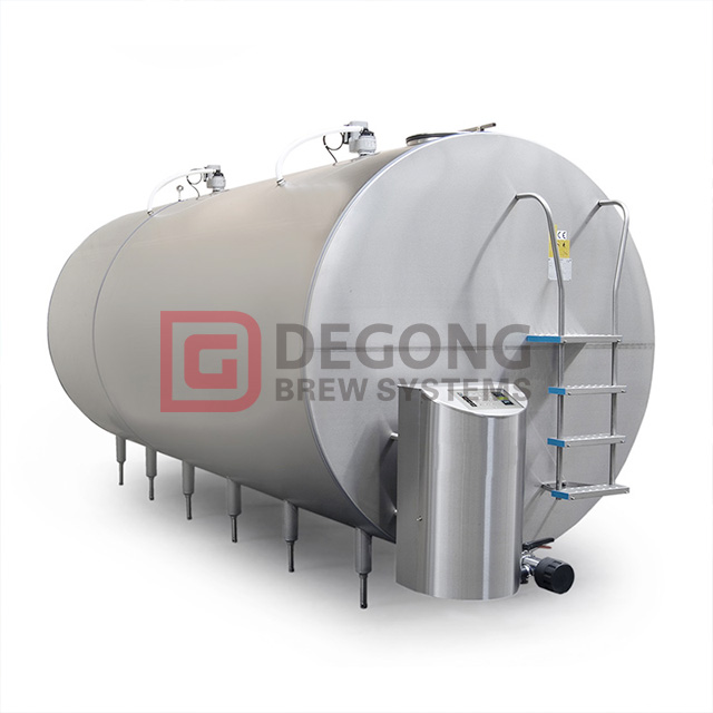 DEGONG Brewery Mobile Tanks Horizontal Removable Tank Stainless Steel Beer Brite Tank