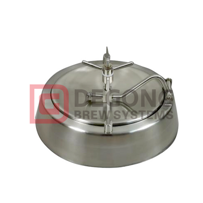 High Quality SS304 330*430mm 430*530mm 530*630mm Stainless Steel Sanitary Oval Pressure tank Manhole Cover Oval Manhole