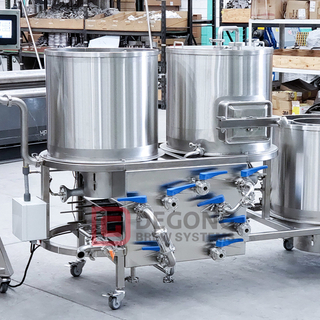 50L 100L 200L Nano Brewery Home Brewing Equipment Pilot Brewhouse Trolley Mobile System