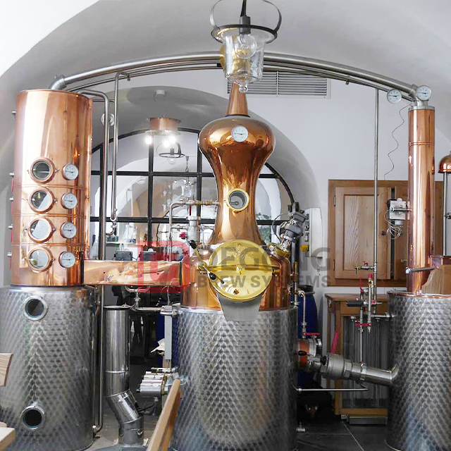 Red Copper Continuous Distiller/ Patent Distiller/ Column Distiller for Sale