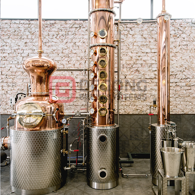 300L Electric Copper Gin Distillery Equipment Vodka Brandy Alcohol Distiller for Sale