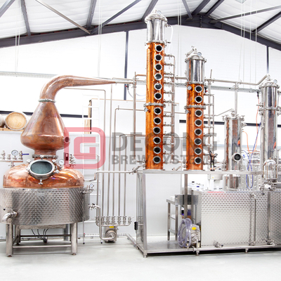1000L Copper Column Still Alcohol Distiller Moonshine Vodka Whisky Gin Distillery Distilling Equipment