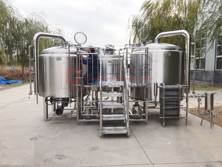 3-vessels beer mashing system