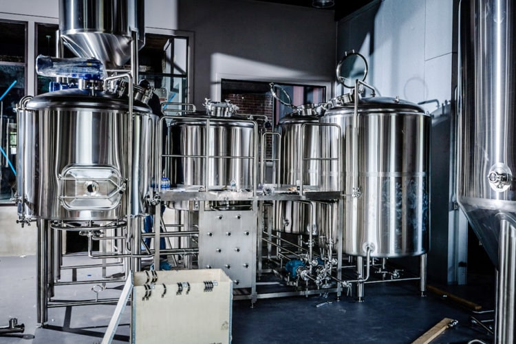 3-vessels beer mashing system