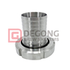 Stainless Steel High Pressure Hose Adapter with Round Nut