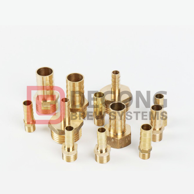 4mm-12mm Brass Pipe Fitting Hose Barb Adapters