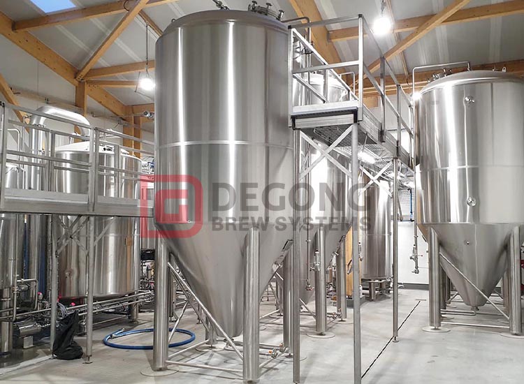 CIP cleaning process for fermentation tanks