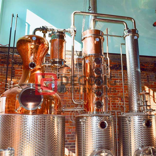 Alcohol Column Still 50-5000L Copper Distiller Ethanol Distillation Line Equipment Distilling Machine