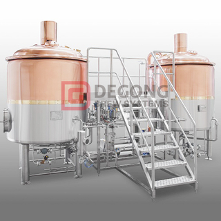200L Red Copper Brewery Beer Brewing Equipment for Restaurants-DEGONG