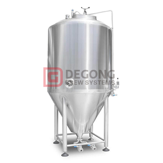 500L Conical Jacketed Fermentation Tanks Stainless Steel Fermenter Beer Brewing System Equipment 