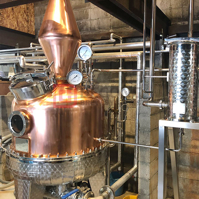 300L 500L 1000L Micro Copper Distiller Whiskey Rum Vodka Gin Distillation Equipment