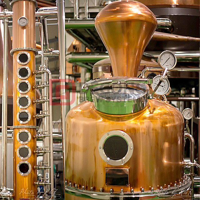 500L 5HL Hot Sale Copper Alcohol Distillery | Copper Column Distillation Equipment