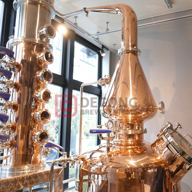 500L Copper Alcohol Vodka Gin Still Professional Distillation Equipment Manufacturer