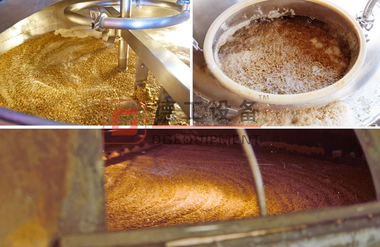 beer mashing and lautering