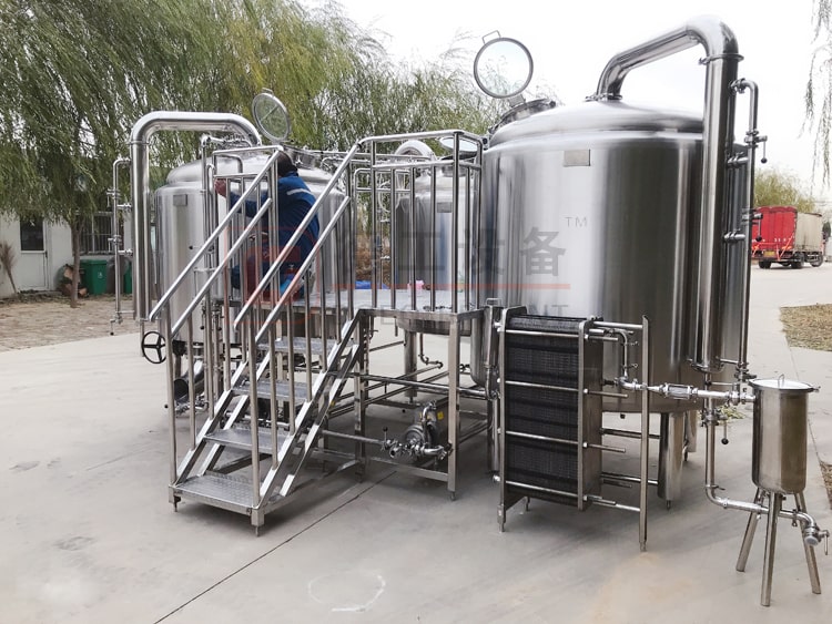 1500L 3-vessel beer brewhouse