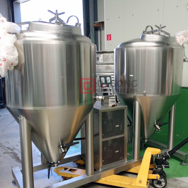2000L Stainless Steel Fermenter Dimple Jacket Brewery System Beer Fermentation Tank 