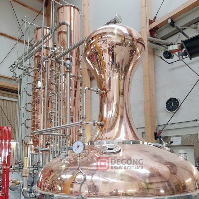 300L 500L 1000L Copper distillery equipment customized still distillery for Gin Whiskey Rum 