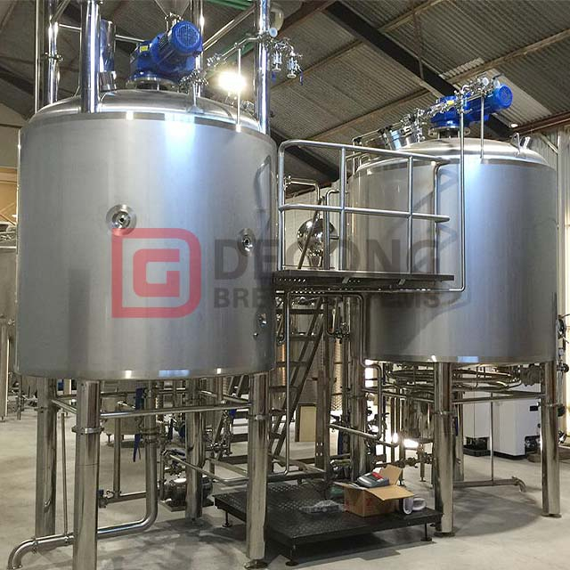 1000L 2000L Commercial Brewhouse 2 Vessel Beer Brewery System Craft Beer Brewing Equipment