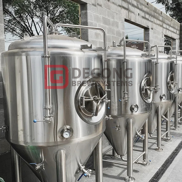 500L Production Scale Fermentation System Beer Fermenter Vessel / Unitank 
