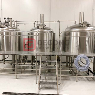 500L Turnkey Customizable Stainless Steel Beer Brewhouse Micro Brewery System for Sale