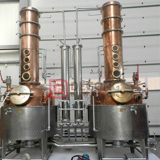 600L Copper Distillation Tower for Making Whiskey Rum High Efficiency Column Still