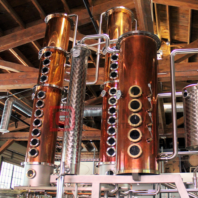 200L-5000L Column Distiller Copper Whiskey Vodka Gin Alcohol Distillation Equipment