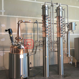 300L 500L Gin Distillation Equipment Copper Micro Spirit Alcohol Distiller for Sale 